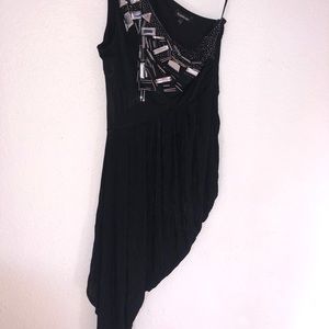 Black Bebe Dress with jewels